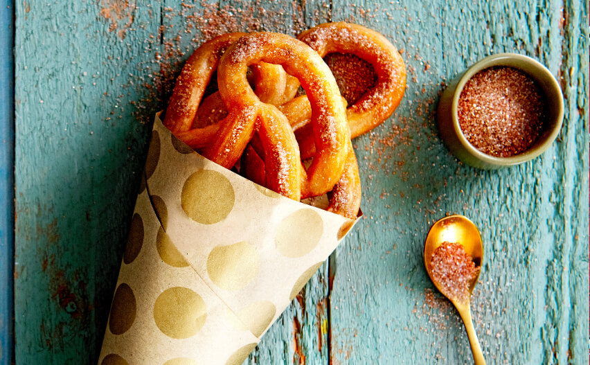 Golden Glitter Churros